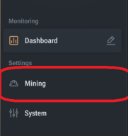 Left Menu Mining